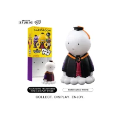 ABYstyle - ASSASSINATION CLASSROOM - set de 8 figurines Soft Vinyl Puchipop Koro-sensei