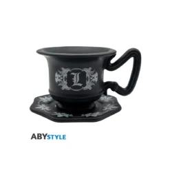 ABYstyle - DEATH NOTE Mug 3D avec Soucoupe - La Tasse de L