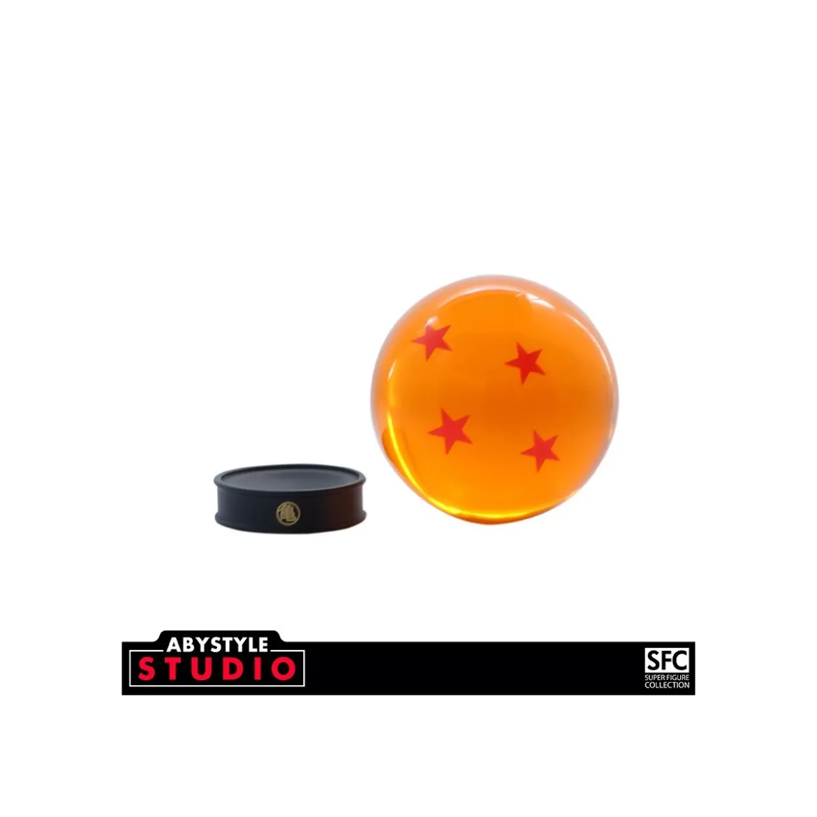 ABYstyle - Dragon Ball Z - DRAGON BALL - Boule de cristal 4 étoiles 75 mm + socle