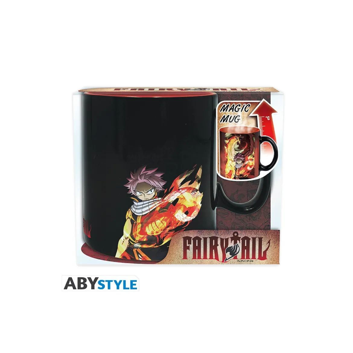ABYstyle - FAIRY TAIL Mug Thermo-réactif Natsu & Lucy