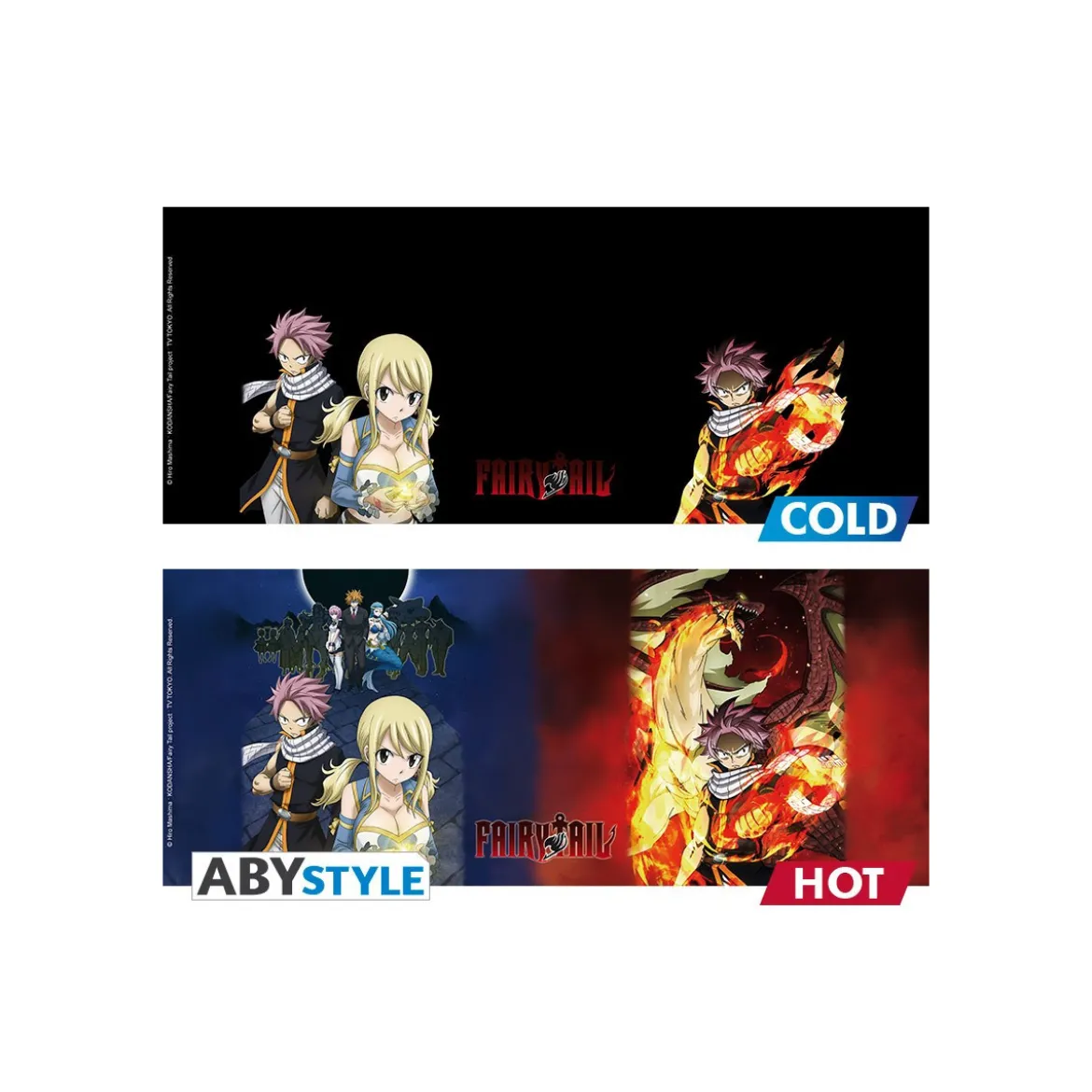 ABYstyle - FAIRY TAIL Mug Thermo-réactif Natsu & Lucy
