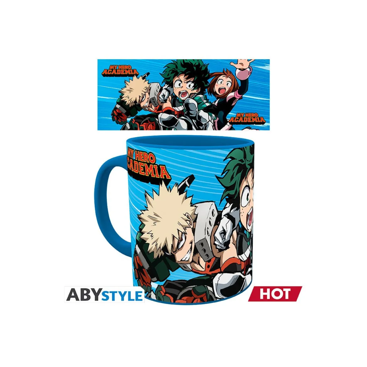 ABYstyle - My Hero Academia - Mug Thermo-reactif 320 ml - Héros