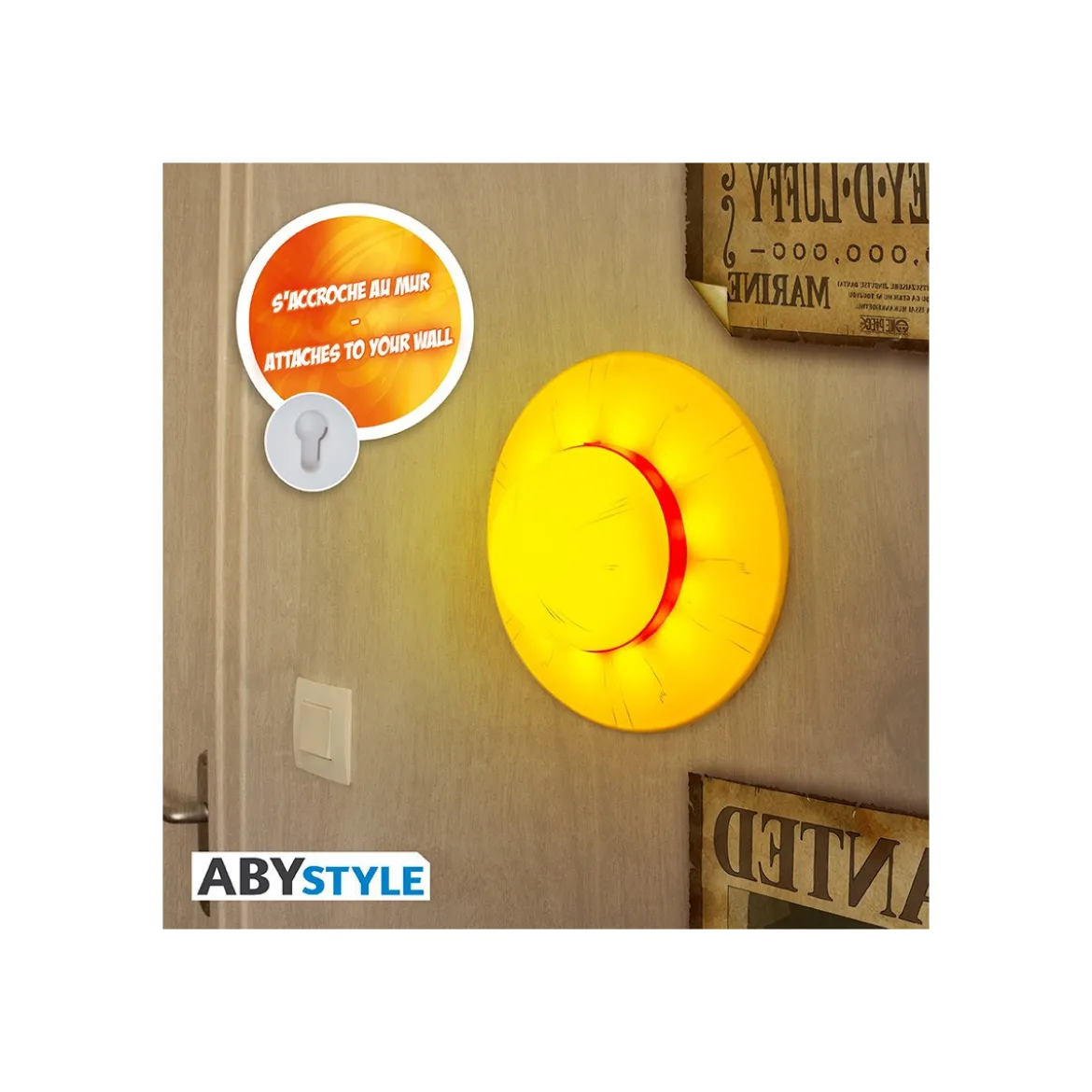 ABYstyle - One Piece - Lampe Chapeau de paille