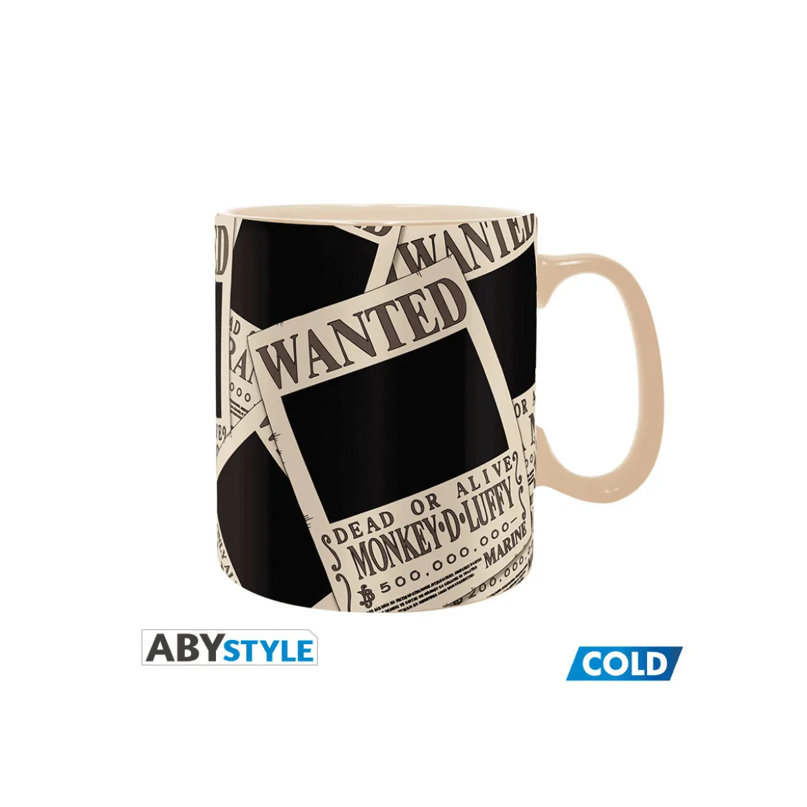 ABYstyle - ONE PIECE Mug thermo-réactif Wanted