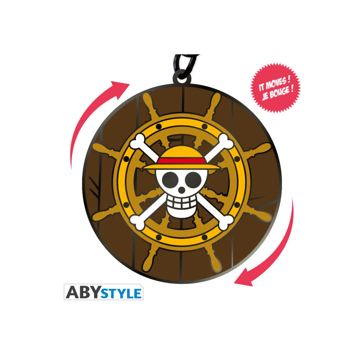 ABYstyle - ONE PIECE Porte-clés mécanique Barre du Thousand Sunny