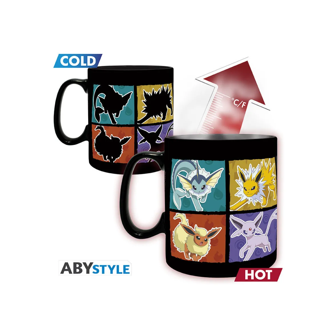 ABYstyle - POKEMON Mug Thermo-réactif Évoli