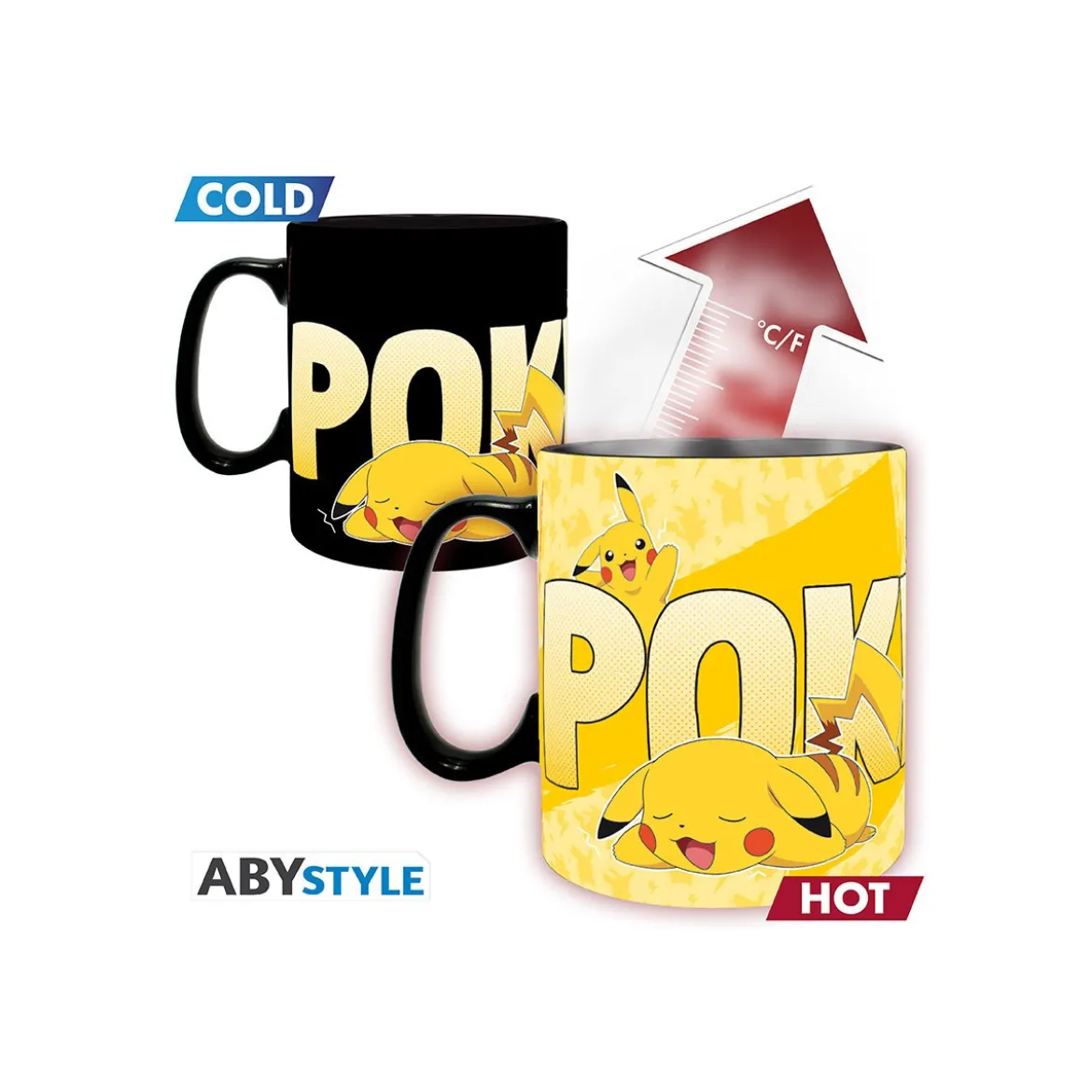 ABYstyle - POKEMON Mug thermo-réactif Pikachu
