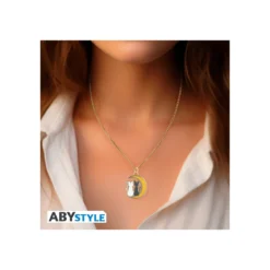 ABYstyle - SAILOR MOON Collier avec pendentif Chats sur la lune - Luna & Artemis