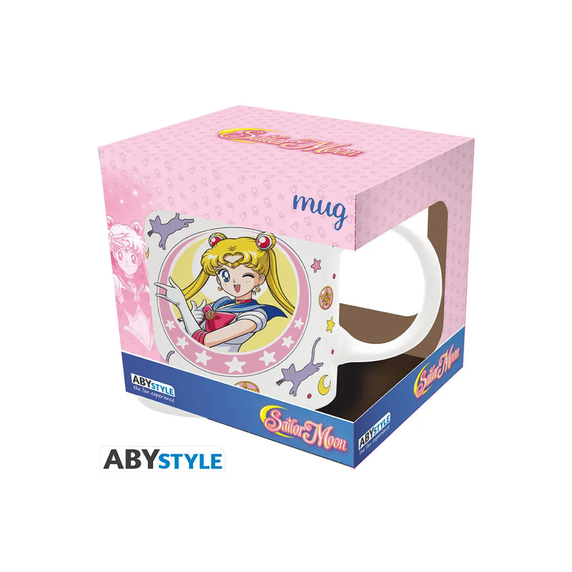 ABYstyle - Sailor Moon - Mug 320 ml - Sailor Moon & Luna patch