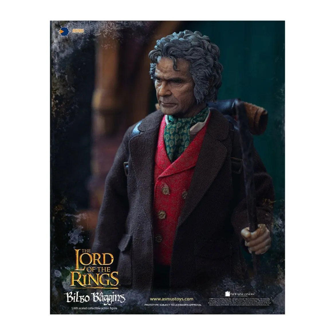 Asmus Toys - Le Seigneur des Anneaux figurine 1/6 Bilbo Baggins - LOTR