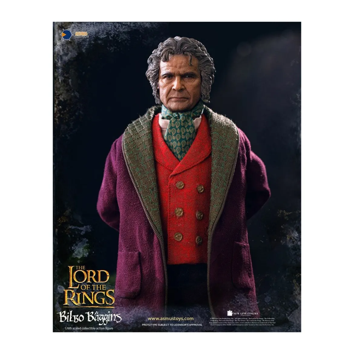 Asmus Toys - Le Seigneur des Anneaux figurine 1/6 Bilbo Baggins - LOTR