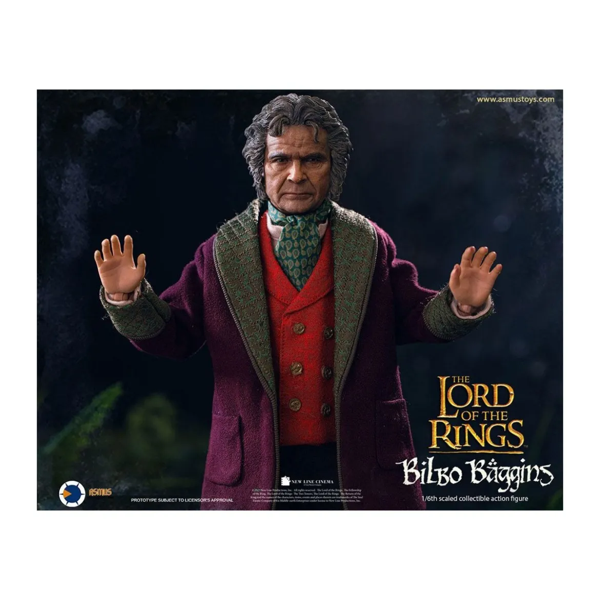 Asmus Toys - Le Seigneur des Anneaux figurine 1/6 Bilbo Baggins - LOTR