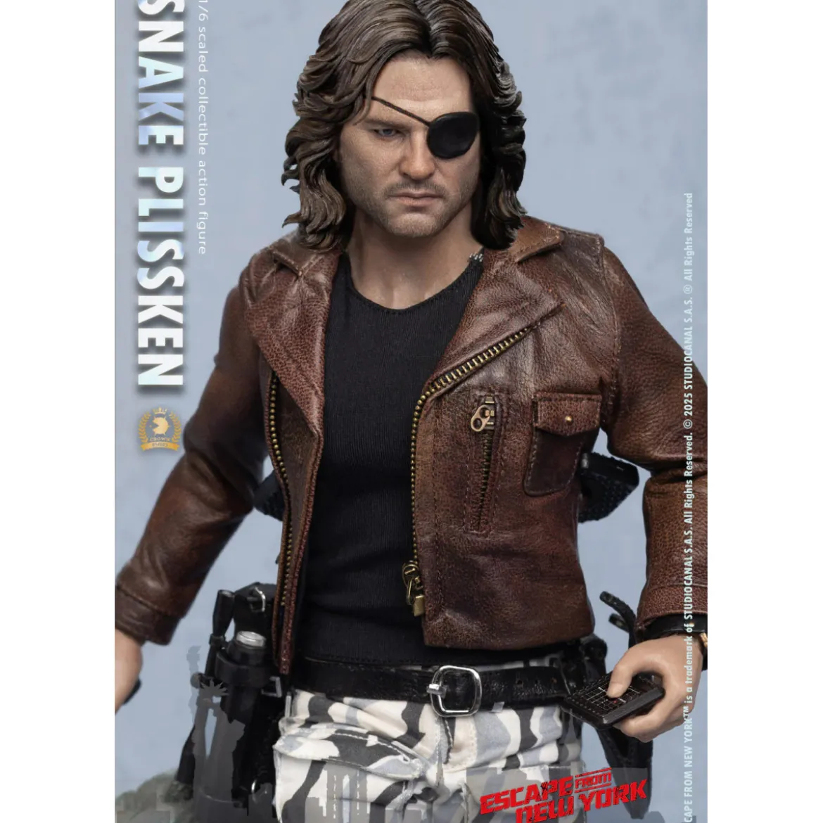 Asmus Toys - Snake Plissken Sculpted Hair 1/6 - Escape from NY