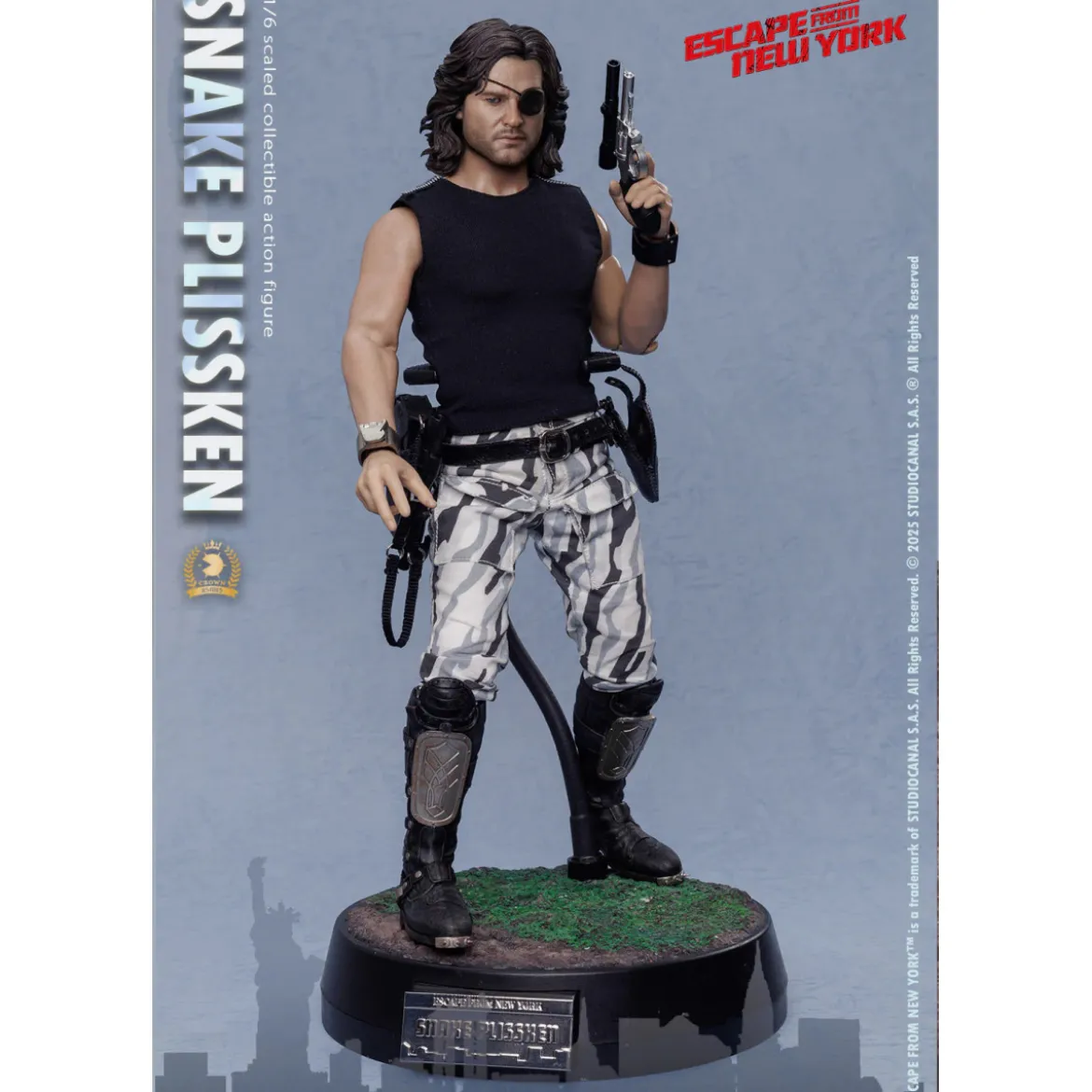 Asmus Toys - Snake Plissken Sculpted Hair 1/6 - Escape from NY