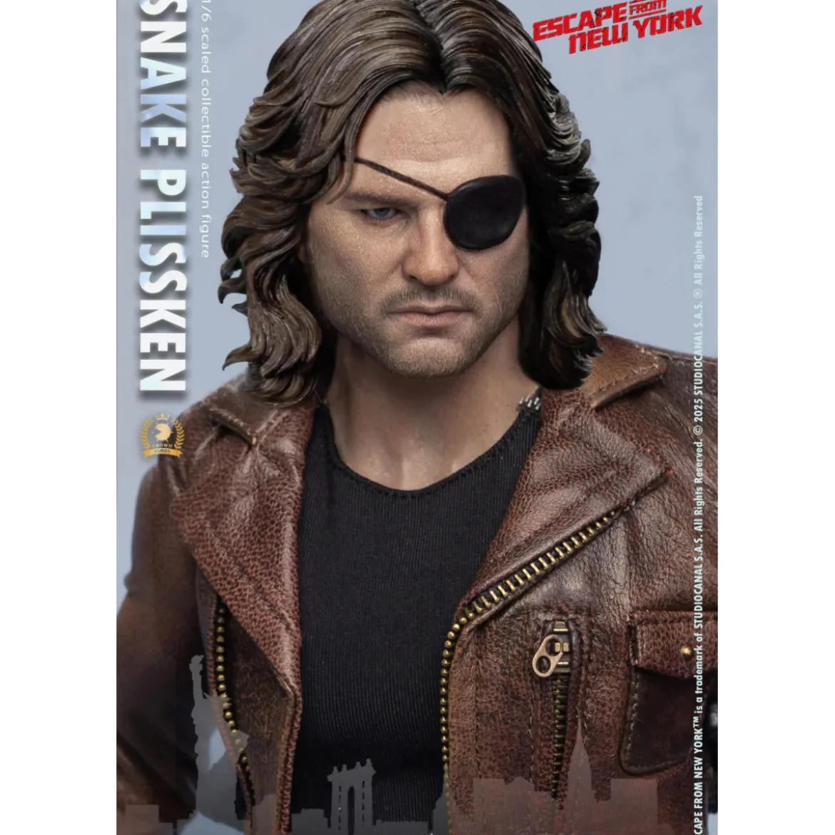 Asmus Toys - Snake Plissken Sculpted Hair 1/6 - Escape from NY