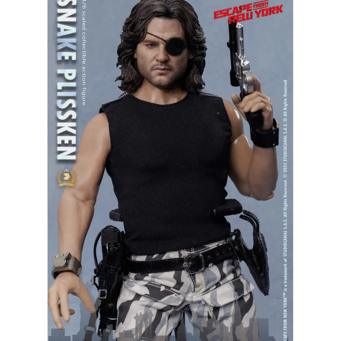 Asmus Toys - Snake Plissken Sculpted Hair 1/6 - Escape from NY