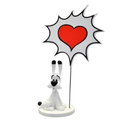 Asterix statuette - Collectoys Collection - Bulles Idefix "Coeur" - 15cm