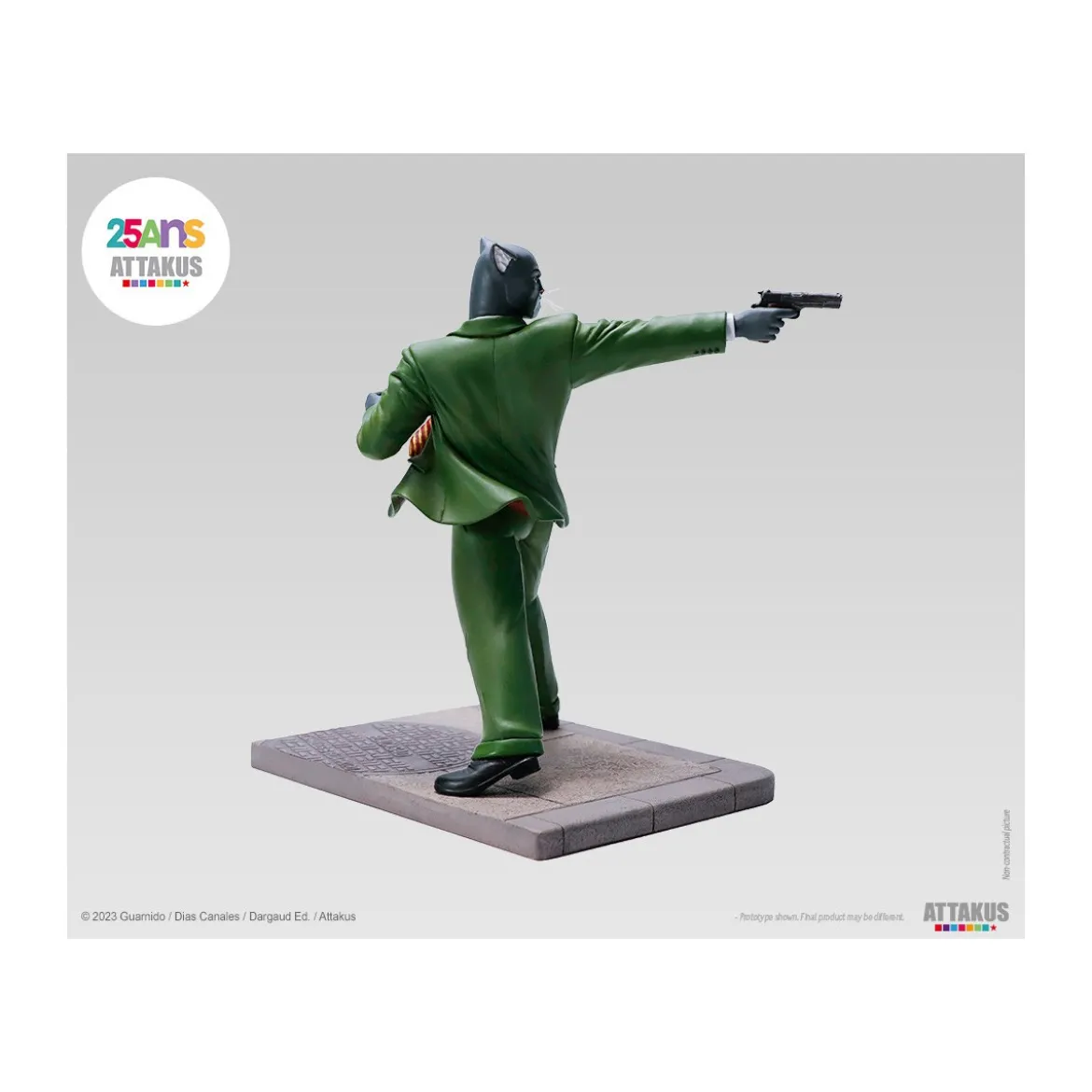 Attakus - John Blacksad paré à tirer ! - Statue Blacksad
