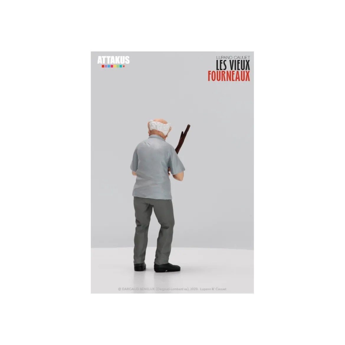 Attakus - Les Vieux Fourneaux Pierrot Mimile et Antoine - coffret 3 statuettes resine