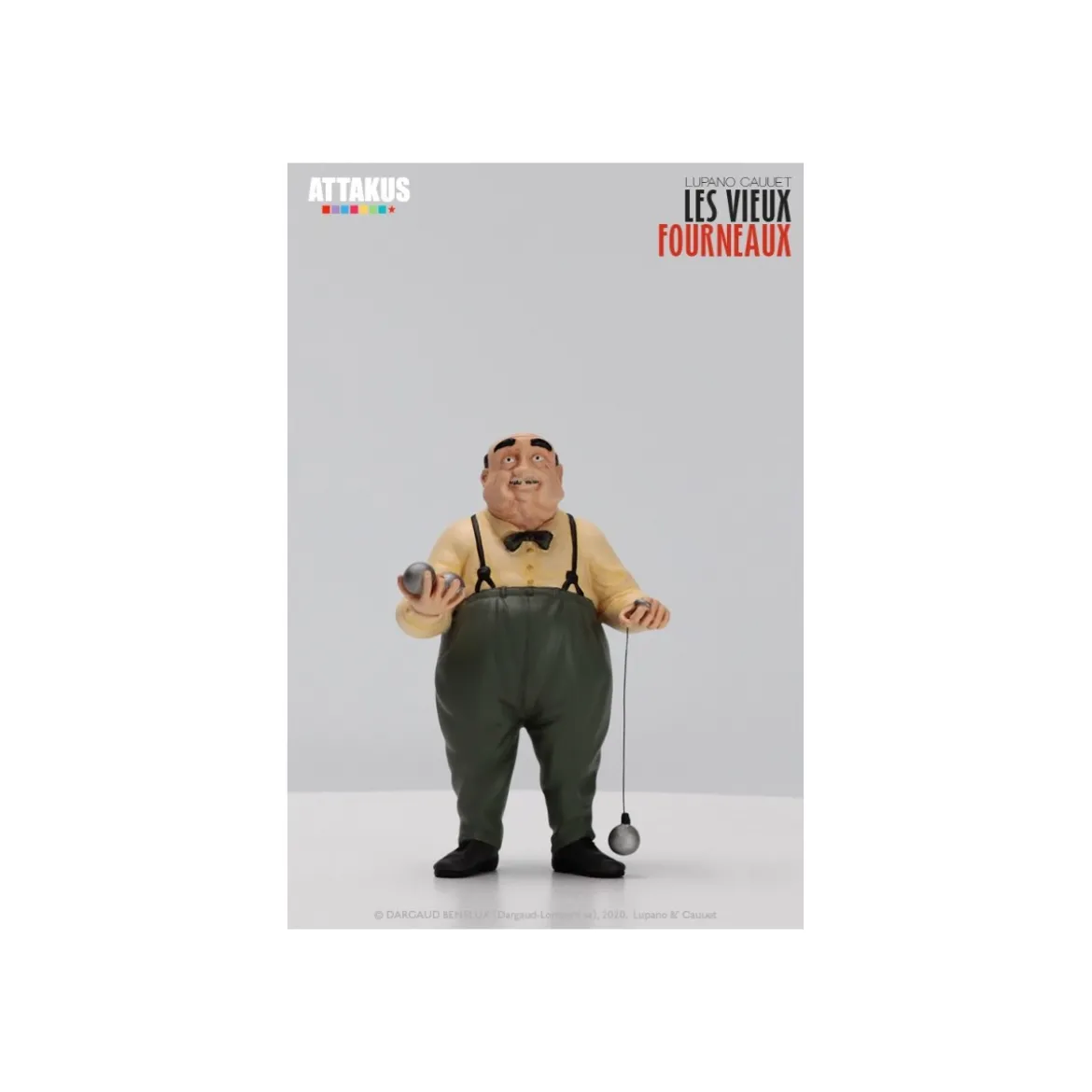 Attakus - Les Vieux Fourneaux Pierrot Mimile et Antoine - coffret 3 statuettes resine