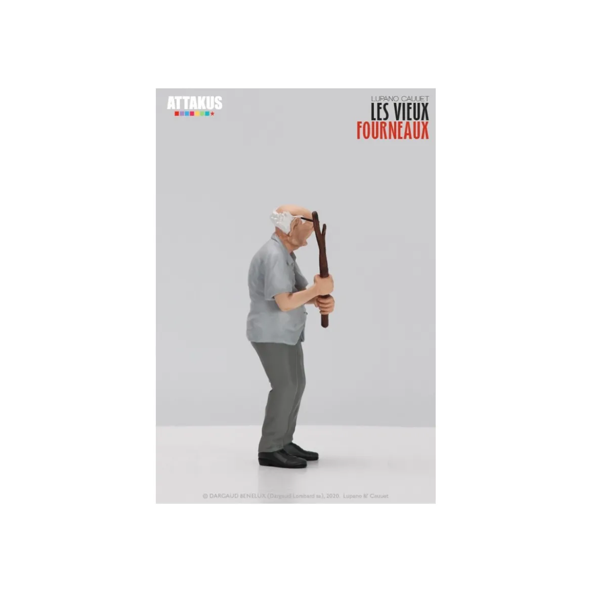 Attakus - Les Vieux Fourneaux Pierrot Mimile et Antoine - coffret 3 statuettes resine