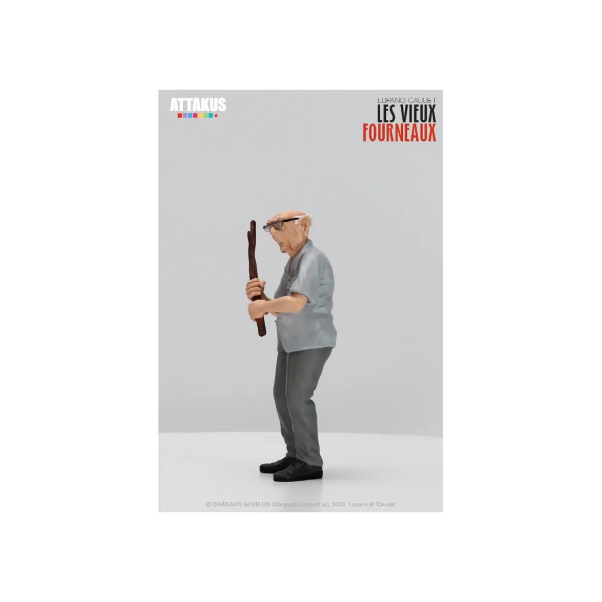Attakus - Les Vieux Fourneaux Pierrot Mimile et Antoine - coffret 3 statuettes resine