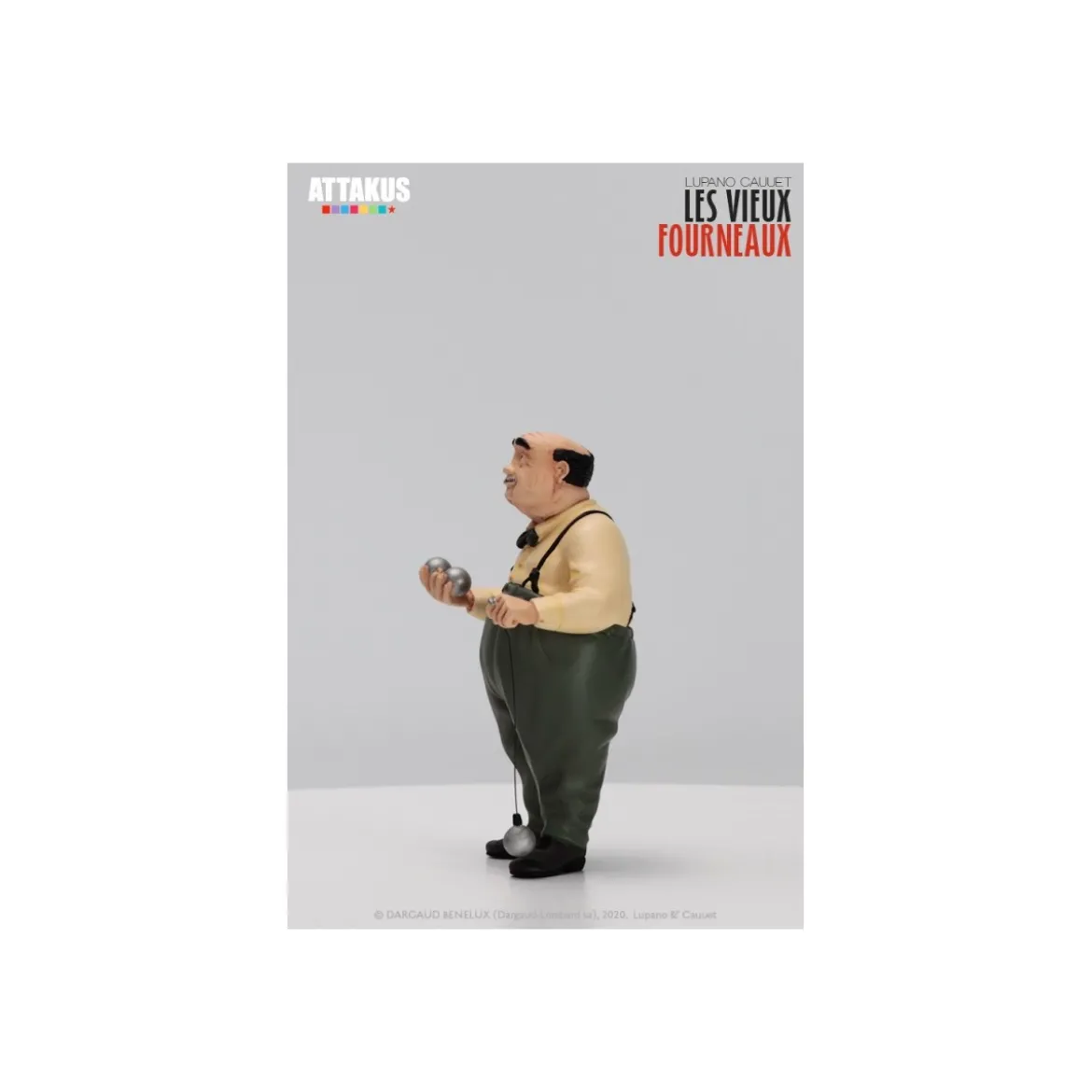 Attakus - Les Vieux Fourneaux Pierrot Mimile et Antoine - coffret 3 statuettes resine