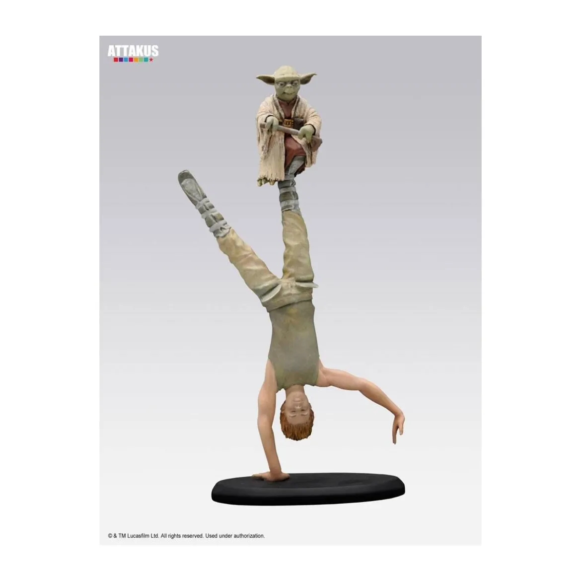 Attakus Star Wars Elite Collection statue Yoda & Luke Skywalker Dagobah Training 26 cm