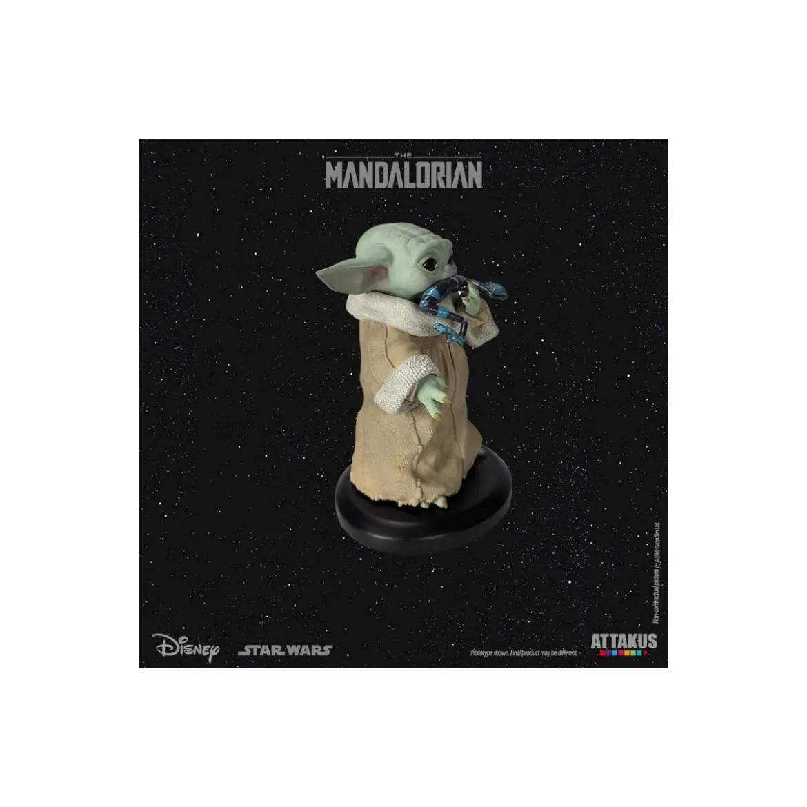 Attakus Starwars - Grogu "Eating the frog" 1/5 - The Mandalorian
