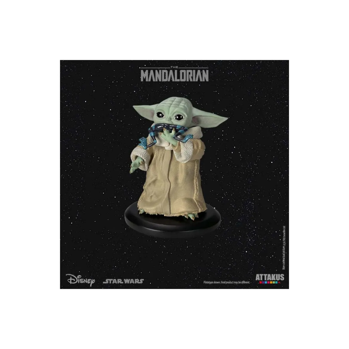 Attakus Starwars - Grogu "Eating the frog" 1/5 - The Mandalorian