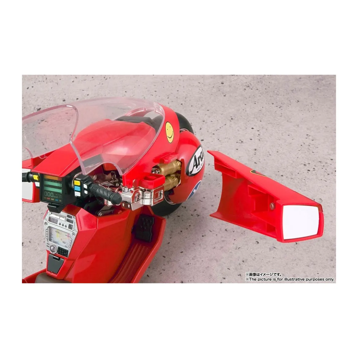 Bandai AKIRA - SOUL OF POPYNICA - KANEDA BIKE REVIVAL Ver. DIECAST