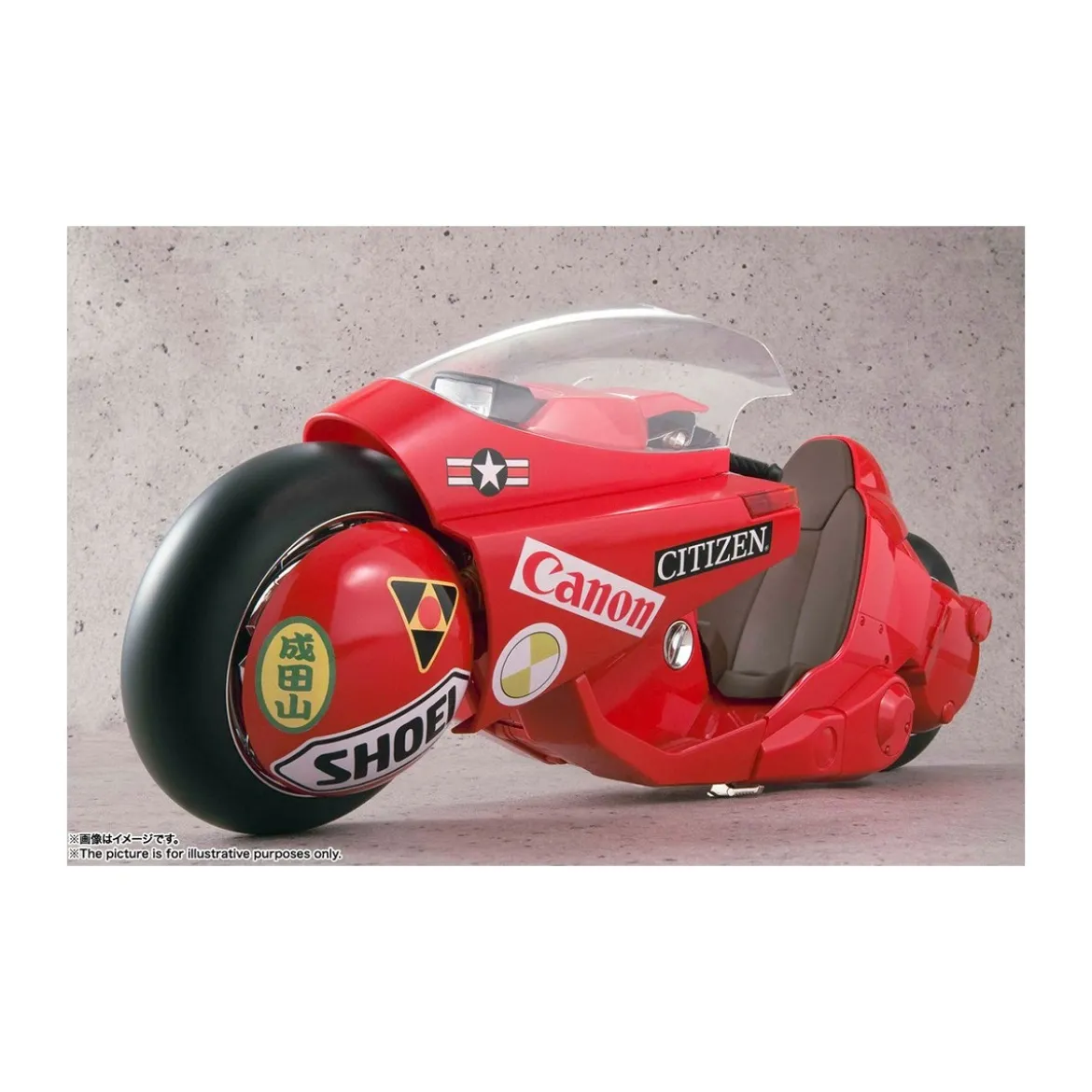 Bandai AKIRA - SOUL OF POPYNICA - KANEDA BIKE REVIVAL Ver. DIECAST