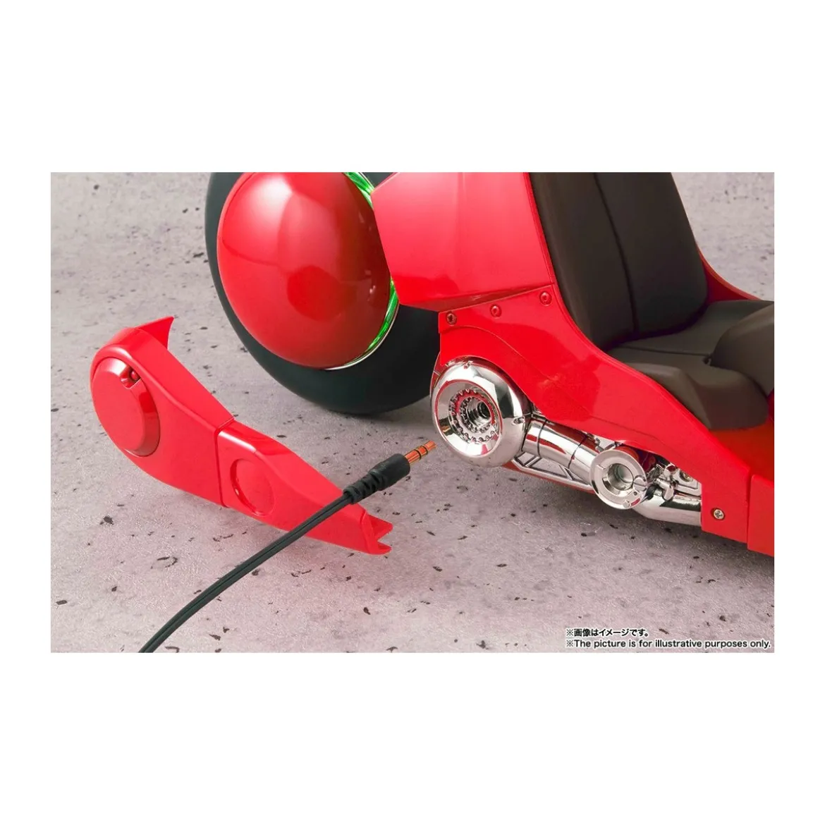 Bandai AKIRA - SOUL OF POPYNICA - KANEDA BIKE REVIVAL Ver. DIECAST
