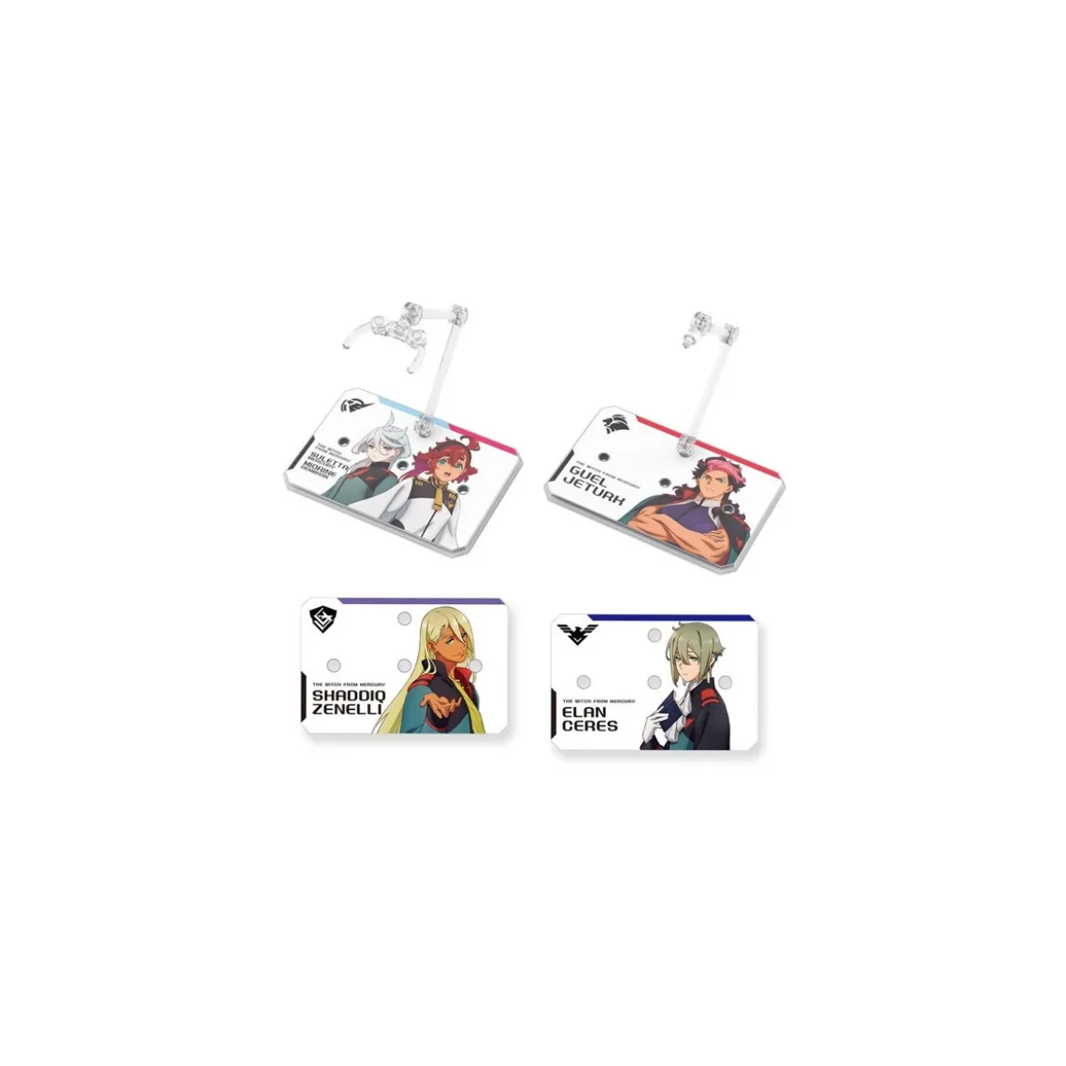 Bandai - Gunpla - Gundam Action Base 6 Clear - Mobile Suit Gundam Witch From Mercury Stickers Set
