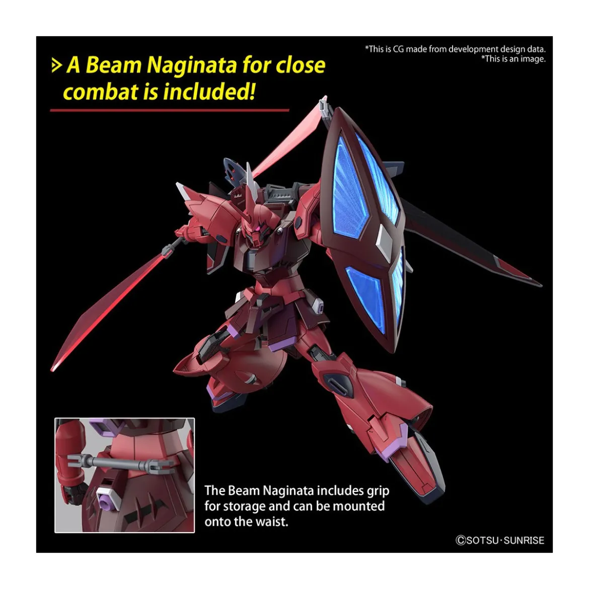 Bandai - Gunpla - Gundam 1/144 HG - GELGOOG MENACE (LUNAMARIA HAWKE CUSTOM) - Gundam Seed Freedom