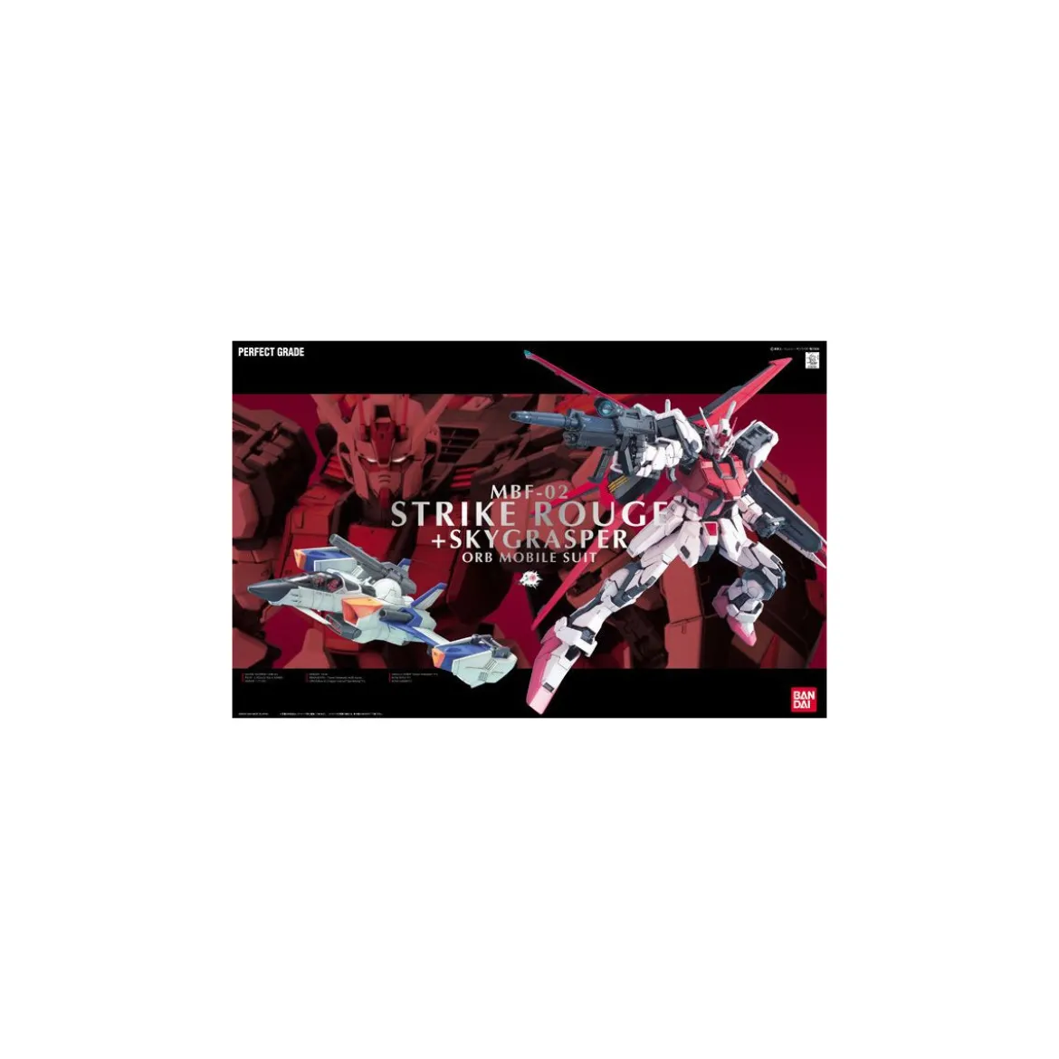 Bandai - Gunpla - Gundam 1/60 PG - MBF-02 STRIKE ROUGE + SKY GRASPER - Mobile Suit Gundam SEED