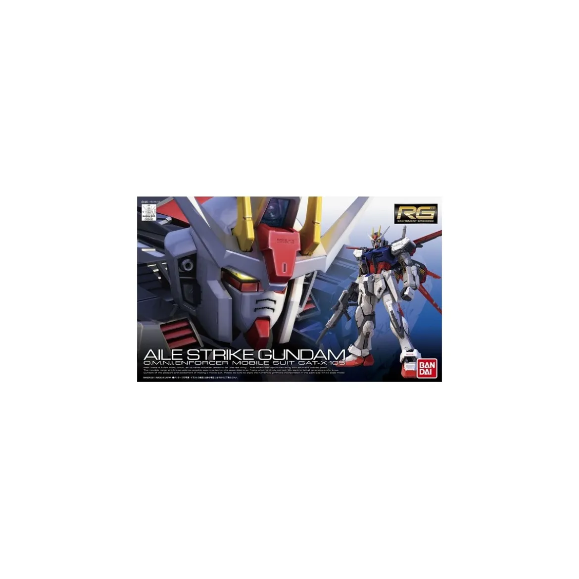 Bandai - Gunpla - Gundam 1/144 RG - GAT-X105+AQM/E-X01 Aile Strike - Mobile Suit Gundam Seed