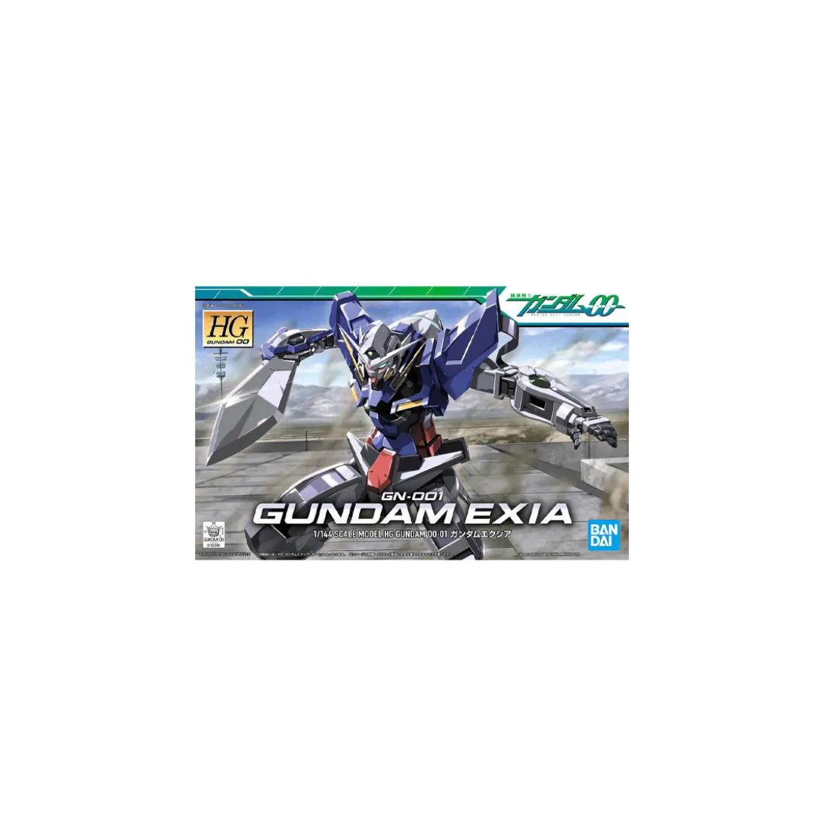 Bandai - Gunpla - 1/144 HG - GN-001 Gundam Exia - Mobile Suit Gundam 00