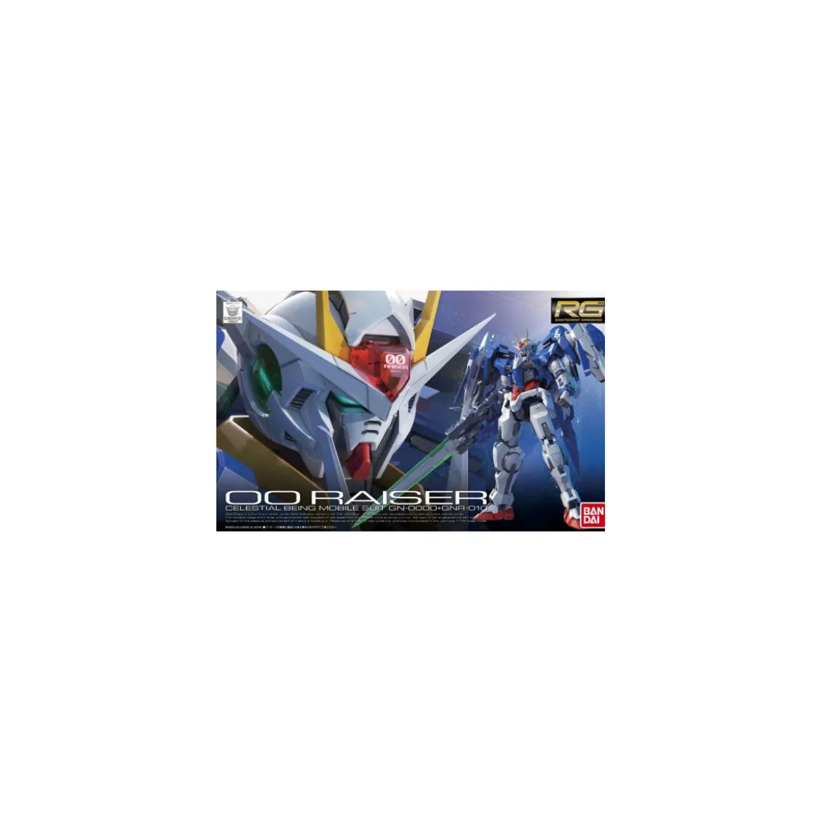 Bandai - Gunpla - 1/144 RG - GN-0000+GNR-010 00 RAISER - Mobile Suit Gundam 00