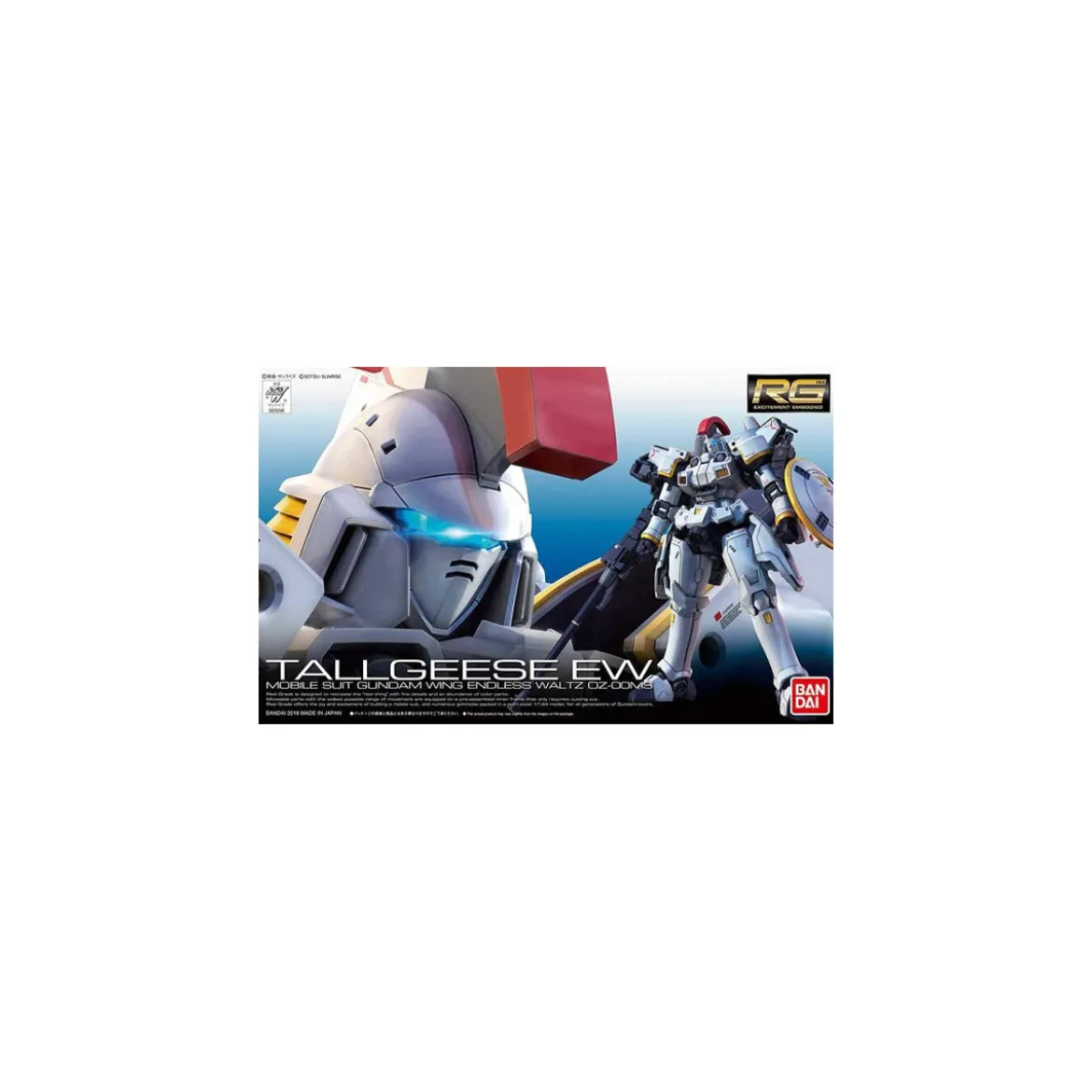 Bandai - Gunpla - 1/144 RG - OZ-00MS TALLGEESE Ew - Mobile Suit Gundam Wings Endless Waltz