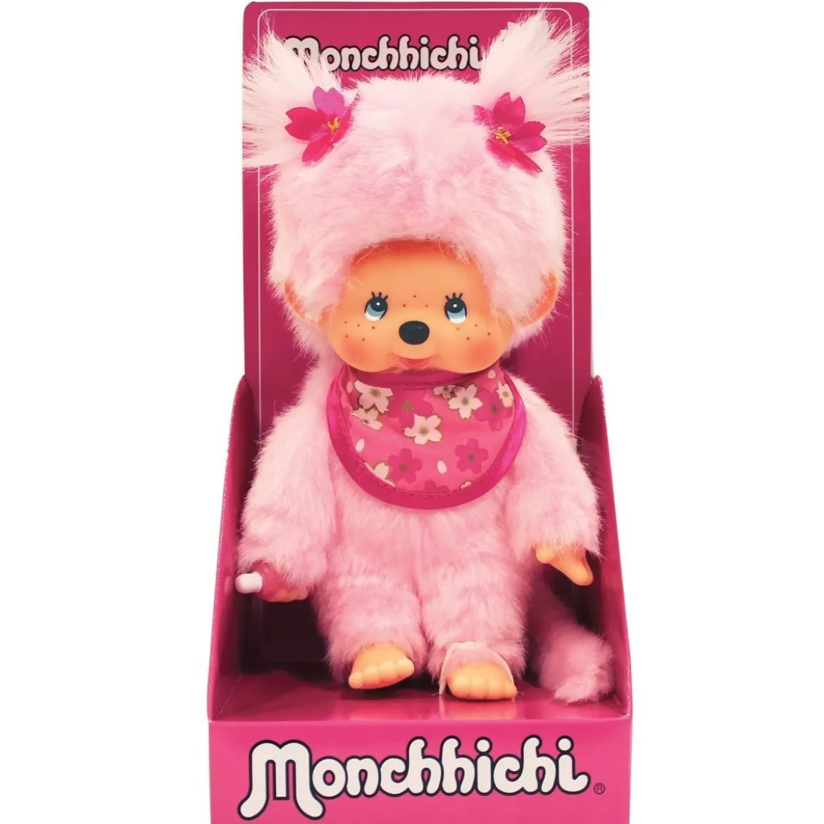 Bandai - Monchhichi Pink - kiki peluche