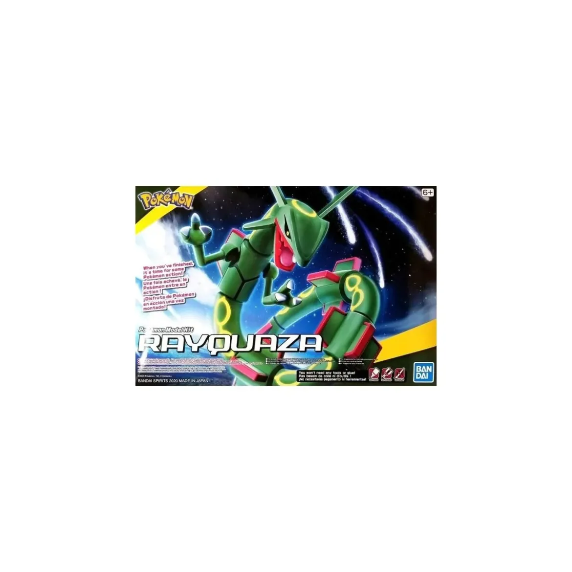Bandai - Pokepla 46 - RAYQUAZA Model Kit Pokemon - Rekkuza