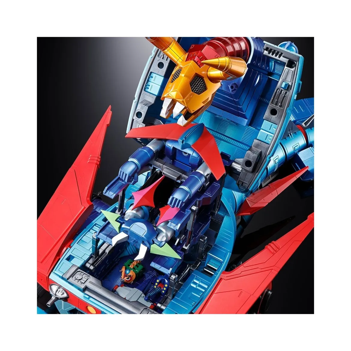 Bandai Soul of Chogokin - GX-100 Divine Demon-Dragon Gaiking - Gaiking & Daiku Maryu