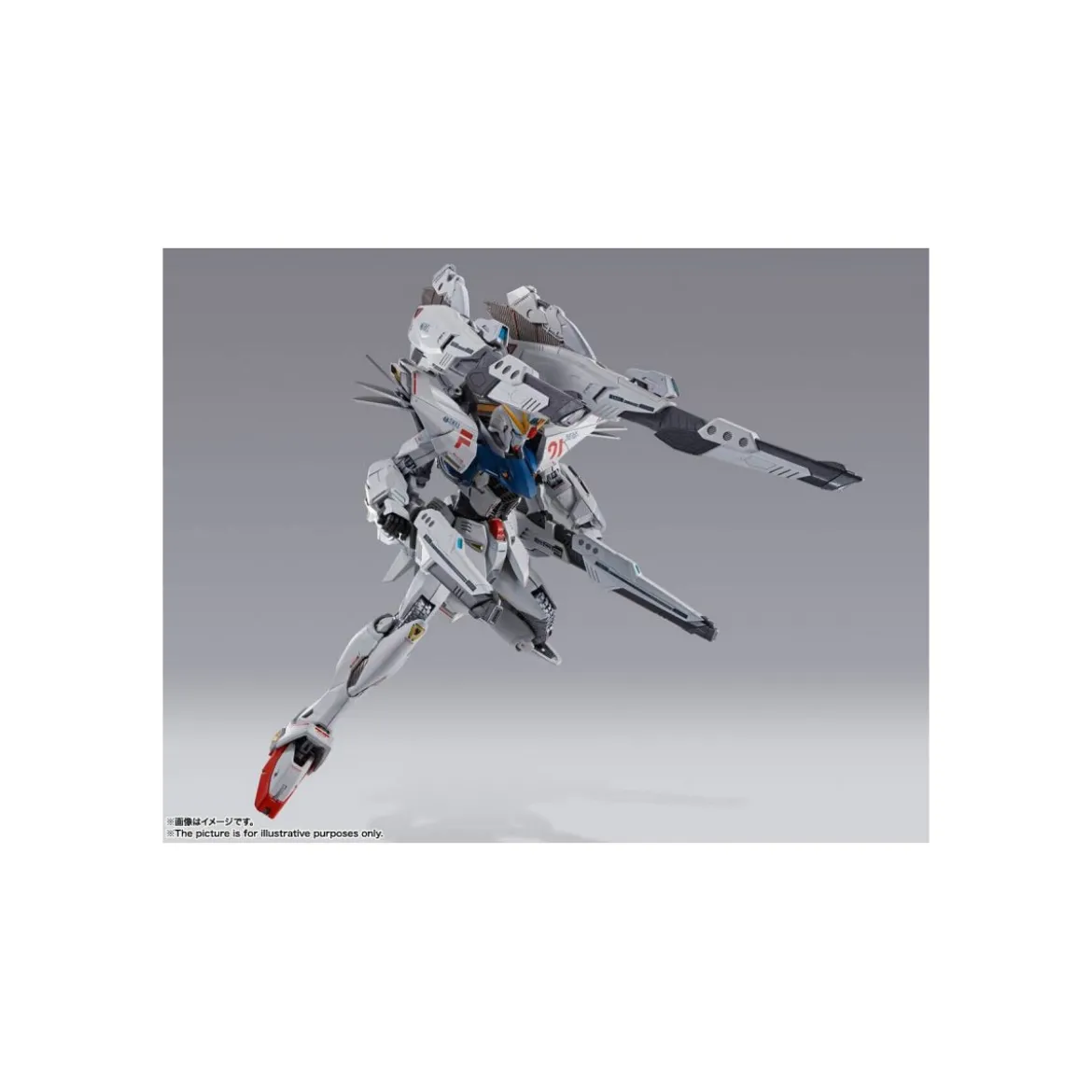 Bandai Tamashii Nation - METAL BUILD Gundam F91 Chronicle White Version