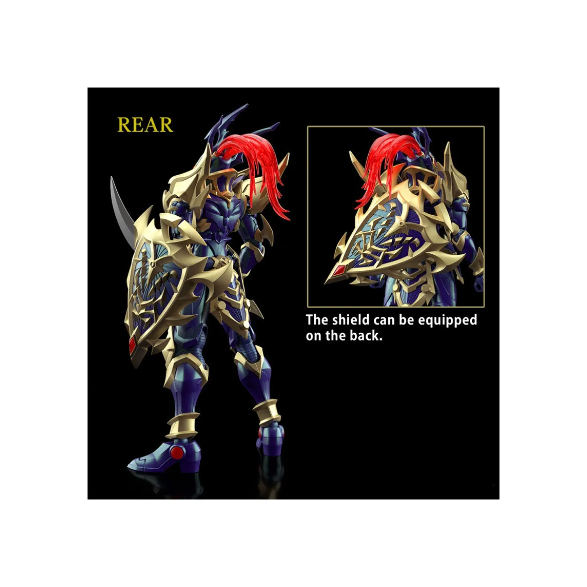 Bandai Yu Gi Oh Figure-Rise Standard Amplified Black Luster Soldier