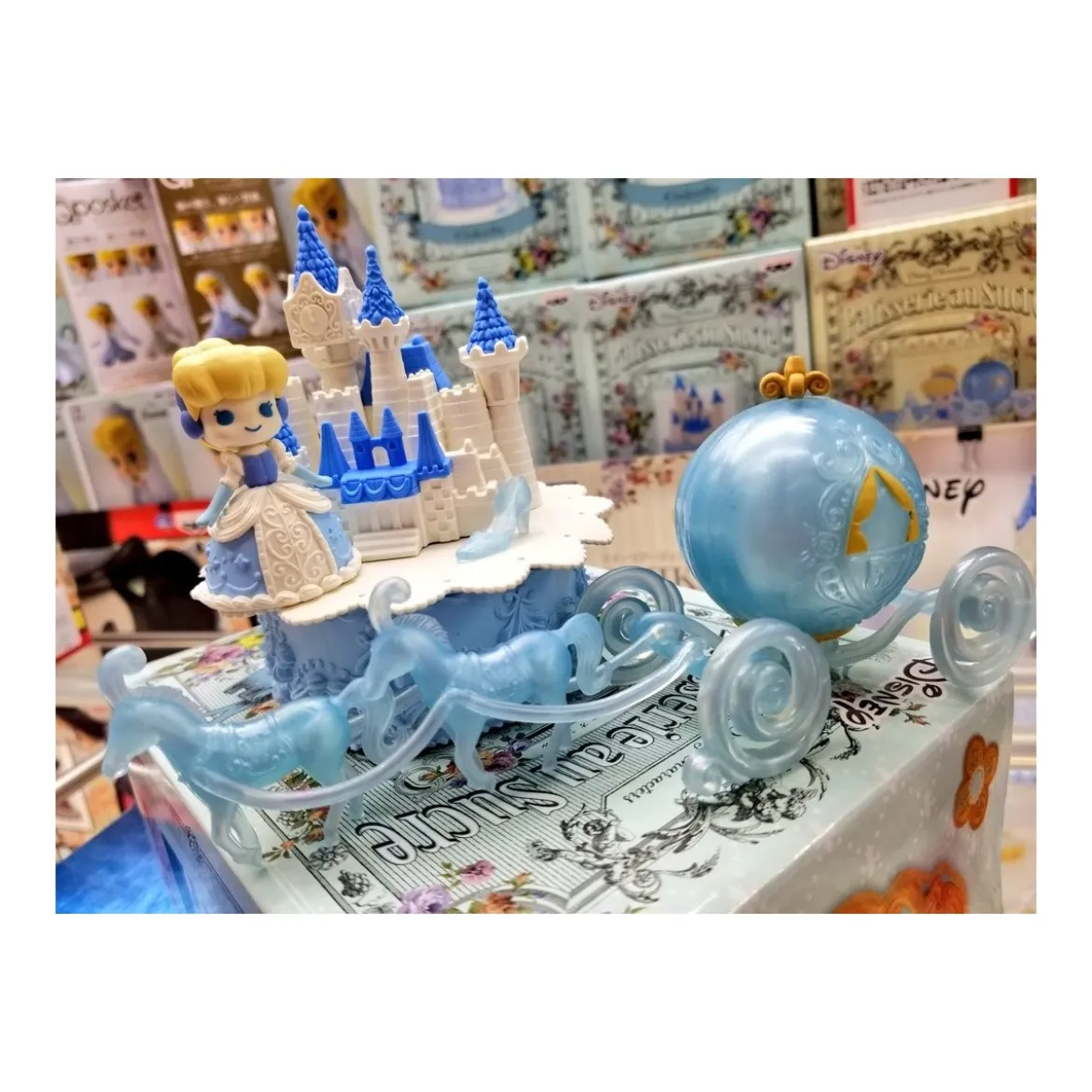 Banpresto Disney Characters Cinderella Cendrillon - Patisserie au Sucre - Set de 2 figurines