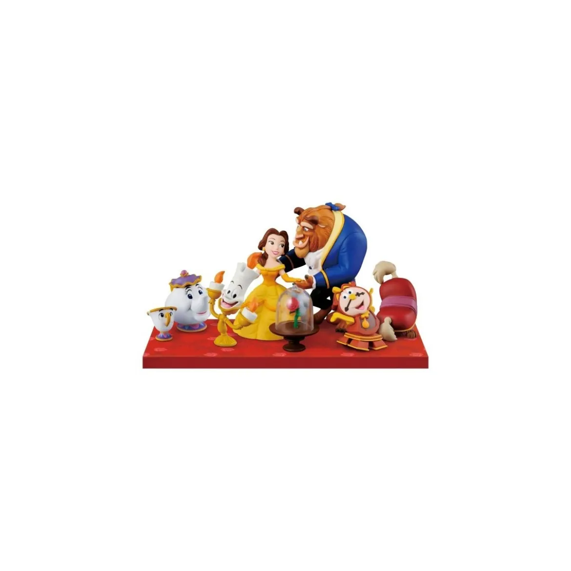 Banpresto Disney Characters WCF Story08 Beauty and the Beast set Complet