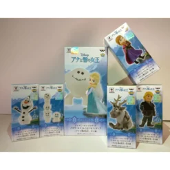 Banpresto Disney Characters WCF Story - Frozen - La Reine des Neiges - Set de 7 figurines