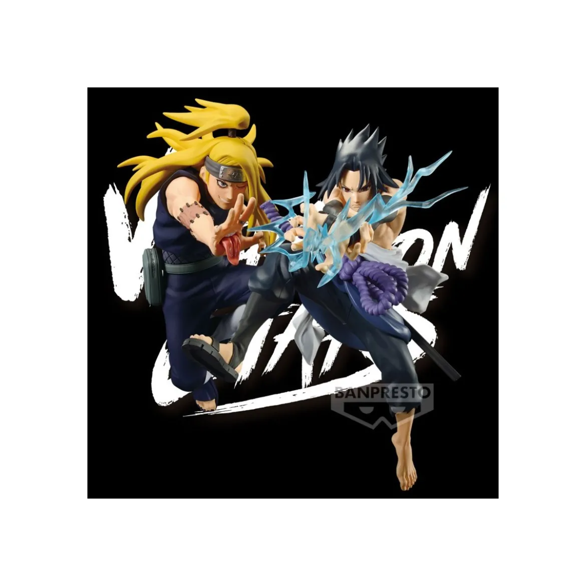 Banpresto - Naruto Shippuden - Vibration Stars - Deidara Vs Sasuke Uchiha