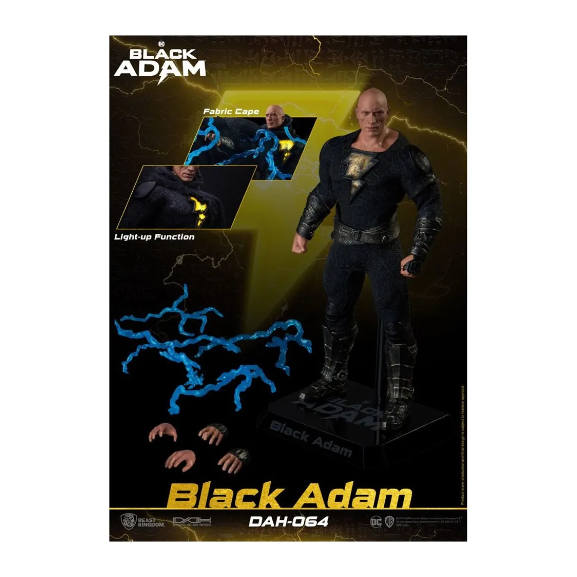 Beast Kingdom - Black Adam - figurine 1/9 Dynamic Action Heroes